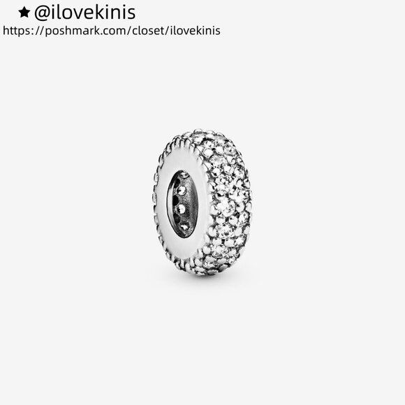Pandora Clear Sparkle Spacer Charm - Picture 1 of 4